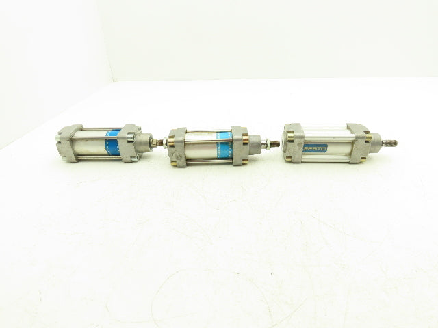 Festo DNG-40-30-PPV-A Air Cylinder Double Acting 40mm Bore 30mm Stroke Lot Of 3