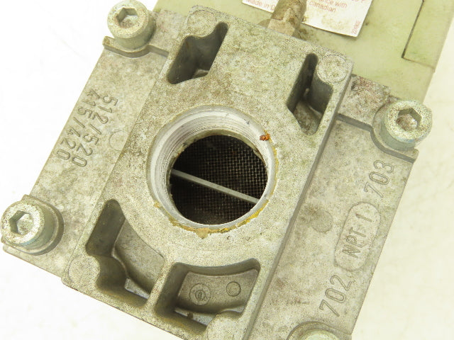 Dungs 224 909 Hydraulic safety Directional 3/2 Solenoid Valve 120V DMV-DLE 702/6