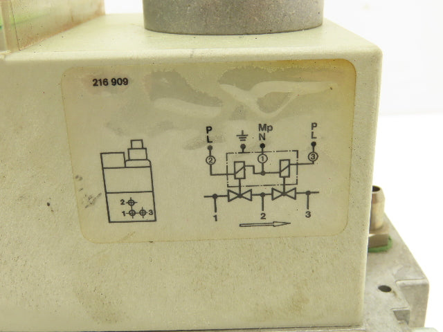 Dungs 224 909 Hydraulic safety Directional 3/2 Solenoid Valve 120V DMV-DLE 702/6