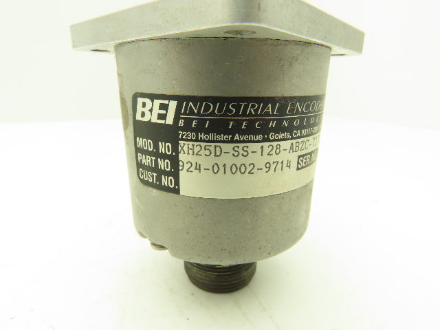 BEI Technologies XH25D-SS-128-ABZC-7272-EM18 Rotary Encoder 10-Pin 5-24VDC