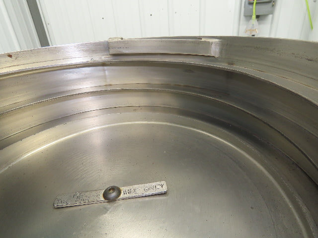 Stromag Vibratory Parts Feeder 15" Stainless Bowl 18x18" Feed Hopper 115V