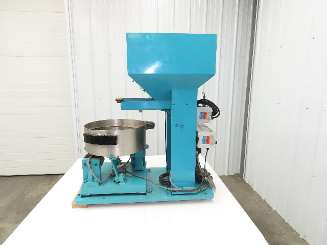 Stromag Vibratory Parts Feeder 15" Stainless Bowl 18x18" Feed Hopper 115V