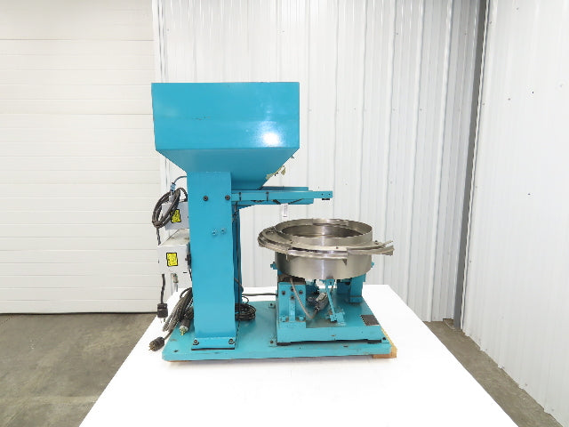 Stromag Vibratory Parts Feeder 15" Stainless Bowl 18x18" Feed Hopper 115V