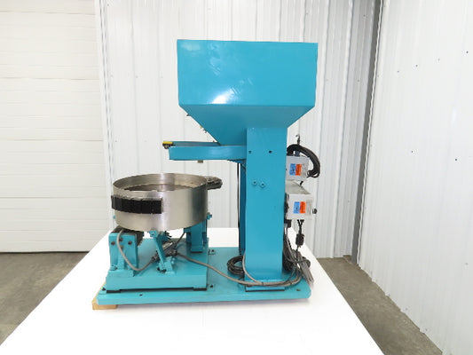 Stromag Vibratory Parts Feeder 15" Stainless Bowl 18x18" Feed Hopper 115V