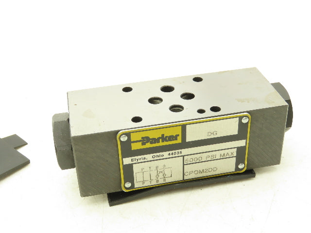 Parker CPOM2DD Hydraulic Pilot Operated Check Valve 5000psi