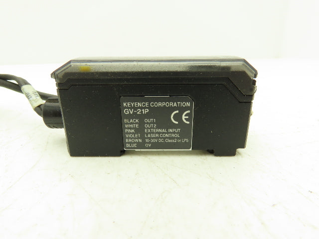 Keyence GV-H45 Digital CMOS Laser Sensor Head Laser Amplifier GV-21P Set