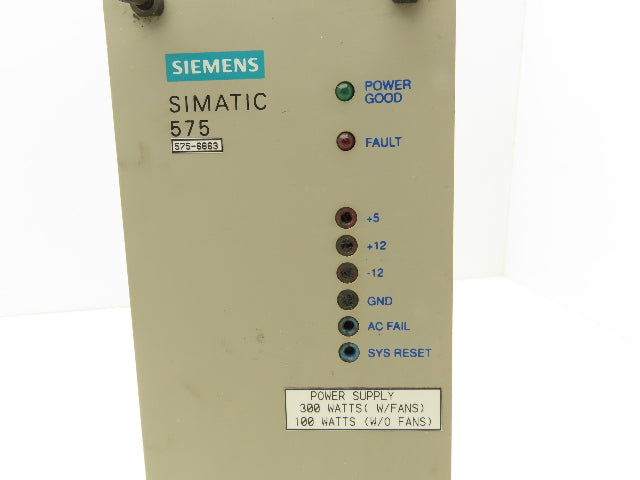 Siemens 575-6663 Simatic 575 Power Supply Module 110/220VAC