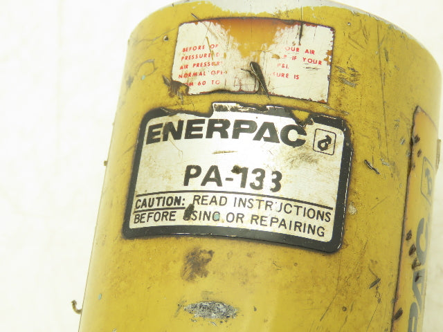 Enerpac PA-133 Air Powered Hydraulic Pump 10000psi 8" 3/min Oil Flow Rating