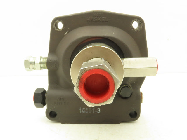 Haskel 16501 Hydraulic Pump Lower Cap Cast Aluminum Replacement