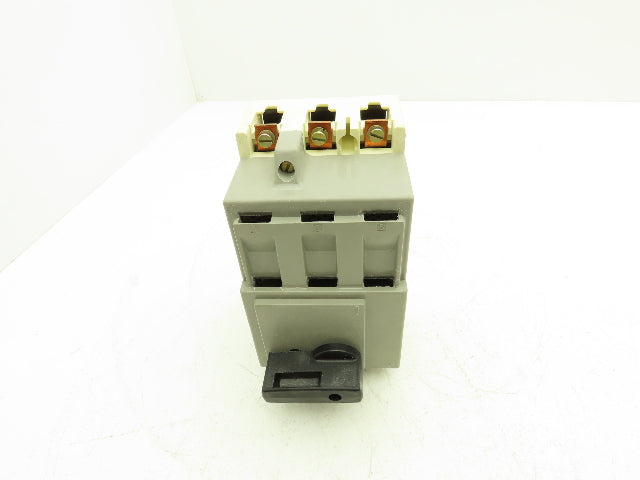 AEG MCBS103 Disconnect Switch 100AMP 3 Pole 380-660VAC W 6 Lug Connectors