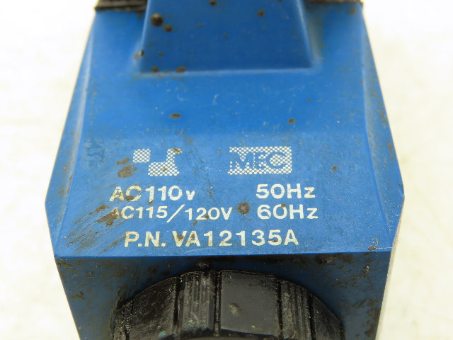 Tokimec Vickers DG4V-3-6B-M-P2-B-7-50 Hydraulic Directional Solenoid Valve 120V