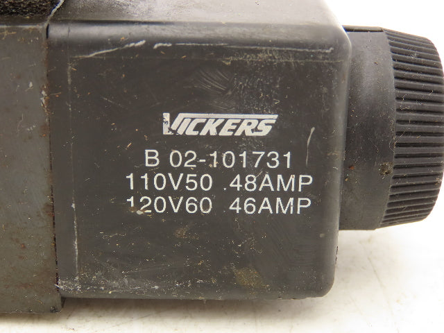 Vickers DG4V-3S-2N-M-FPA5WL-B5-60 Hydraulic Directional Solenoid Valve 120VAC