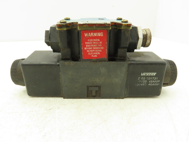 Vickers DG4V-3S-2N-M-FPA5WL-B5-60 Hydraulic Directional Solenoid Valve 120VAC