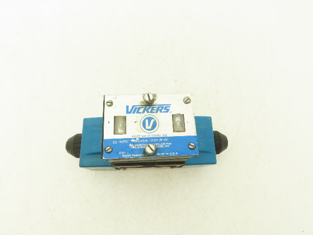 Vickers PBDG4S4L-012N-B-60 Hydraulic Directional Dual Solenoid Valve 120VAC
