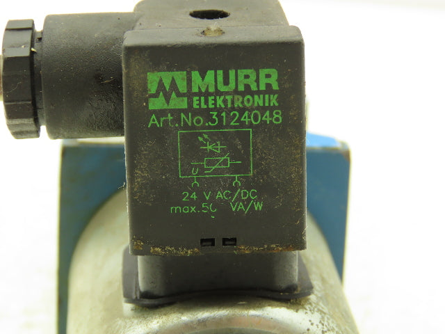 Vickers DG4V 5 6CJ M U H6 20 Hydraulic Directional Dual Solenoid Valve 24VDC