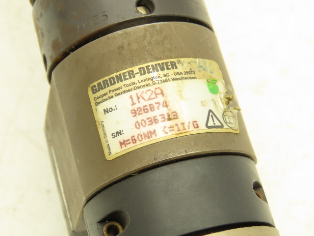 Gardner Denver 1BA-1B050A/1K2A Electric Nutrunner Inline Tool Spline End