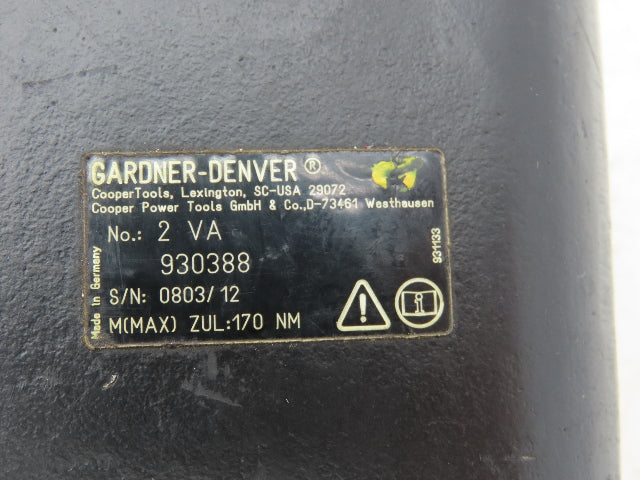 Gardner Denver 2BA/2K2A/2VA Electric Nutrunner Inline Tool Spline End