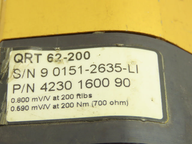 Atlas Copco QMR62-32RT QRT 62-200 Electric Nutrunner Servo Control 4230 1705 80