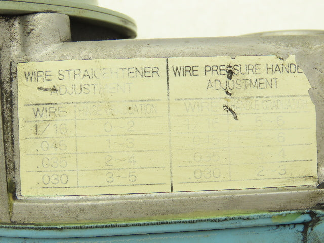 Yaskawa Electric CMR-231 U Welder Wire Motor Feeder 24VDC *READ*