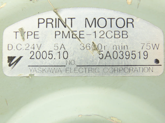 Yaskawa Electric CMR-231 U Welder Wire Motor Feeder 24VDC *READ*