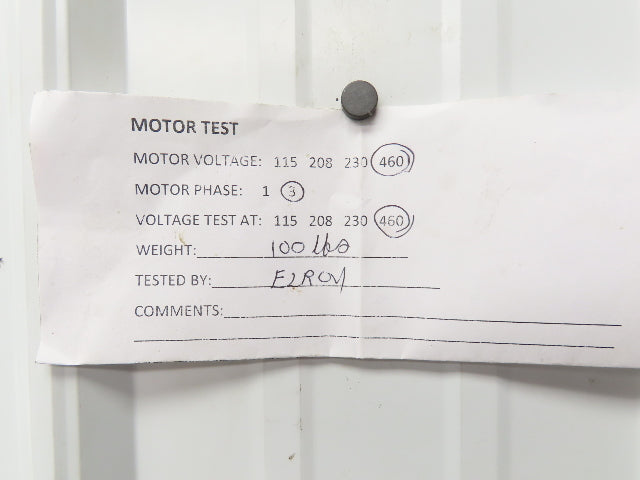 Ebara 40VDP261.5 Vertical Coolant Pump 100L/min 1.5kw 460V 1.5"Flanged Stainless