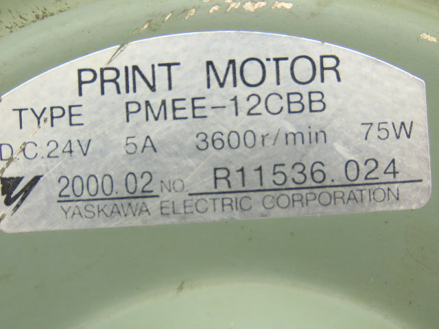 Yaskawa Electric CMR-231 U Welder Wire Motor Feeder 24VDC *READ*
