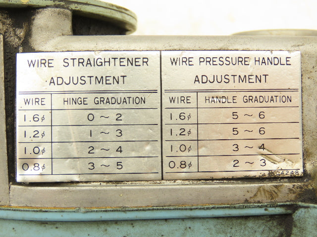 Yaskawa Electric CMR-231 U Welder Wire Motor Feeder 24VDC *READ*