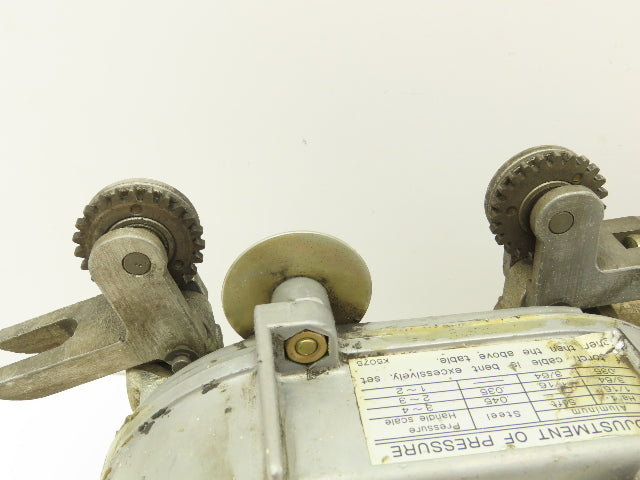 Yaskawa Electric PMEE-12CBB Welder Wire Motor Feeder 24VDC 3/64 Rollers