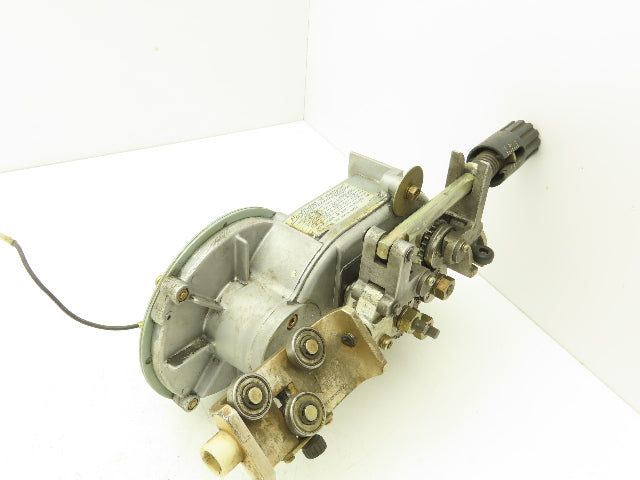 Yaskawa Electric PMEE-12CBB Welder Wire Motor Feeder 24VDC 3/64 Rollers