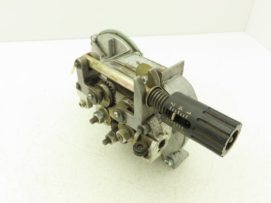 Yaskawa Electric PMEE-12CBB Welder Wire Motor Feeder 24VDC No Wire Guide