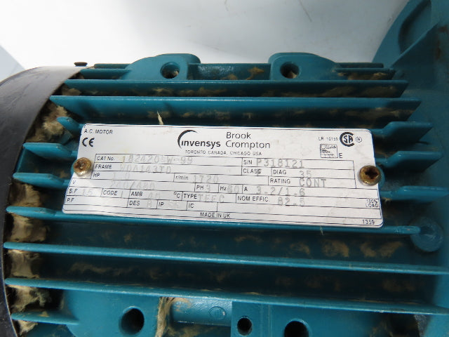 IMO ACE 025L3 NVBP Hydraulic Screw Pump 1Hp 1720rpm 240/480V 3PH Motor WDA143TD