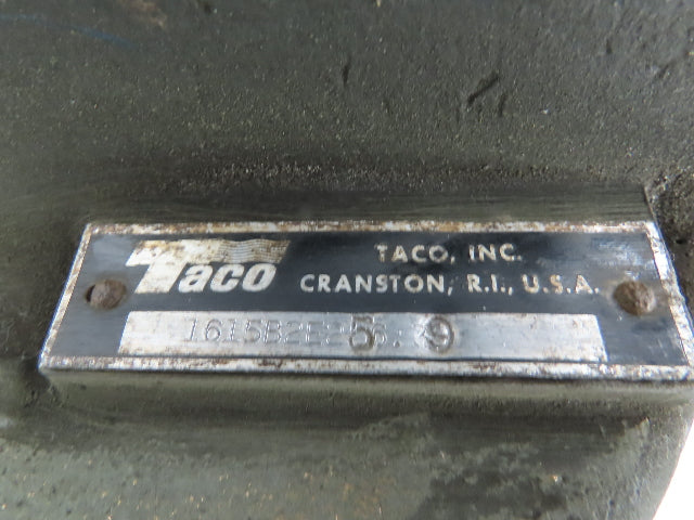 Taco 1615B2E256.9 Bronze Centrifugal Pump 3/4Hp 230/460V 3PH 1.5"Flanged Inline