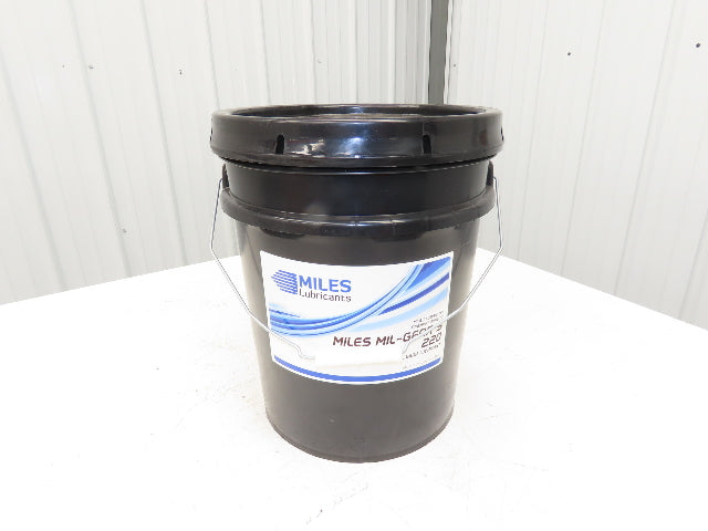 Miles Lubricants Mil Gear S 220 Synthetic Industrial Gear Bearing Oil 5 Gal Pail