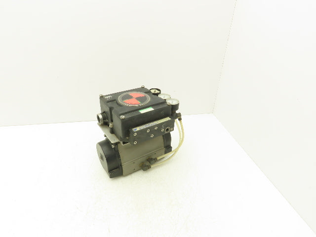 VRC 3/4" Pneumatic Double Acting Valve 1/4 Turn Actuator with Positioner