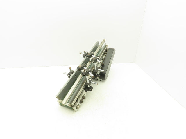 75mm 3"W Small Belt Conveyor 505mm 20"L Aluminum Frame Belt Drive Stepper Motor