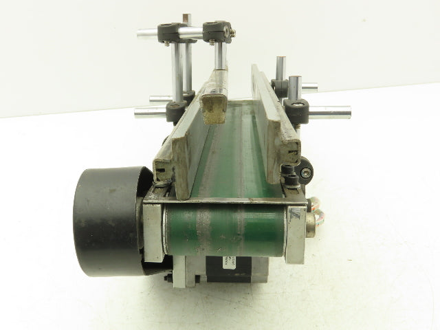 75mm 3"W Small Belt Conveyor 505mm 20"L Aluminum Frame Belt Drive Stepper Motor