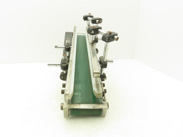 75mm 3"W Small Belt Conveyor 505mm 20"L Aluminum Frame Belt Drive Stepper Motor