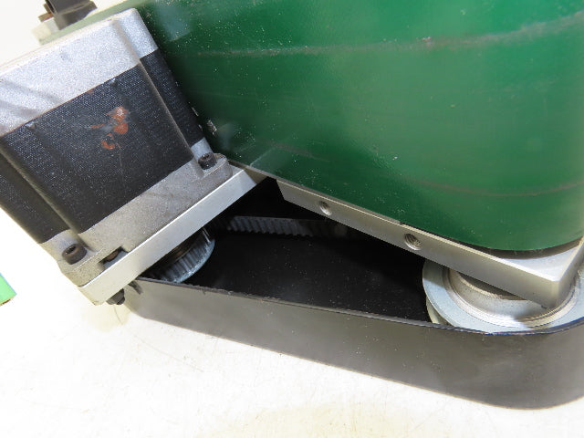 75mm 3"W Small Belt Conveyor 505mm 20"L Aluminum Frame Belt Drive Stepper Motor