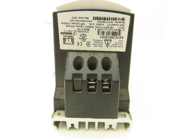 TB Woods 698672161985 AC Drive 1Hp 230V 1Ph In VFD S Series Single Phase Input