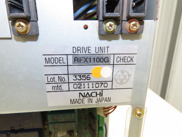 Nachi RFX1100G Robot Control Servo Drive Complete UM203C-1, UM202C, UM203C-2