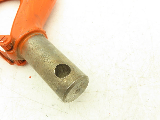 CM Lodestar 2 Ton Chain Hoist Upper Hook Plain Shank w/Latch No 7 Orange