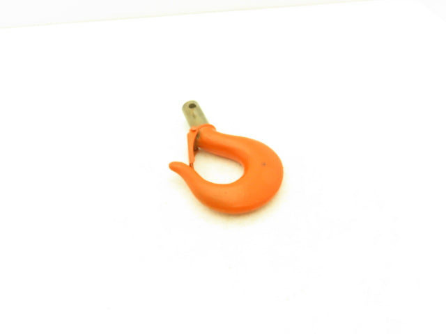 CM Lodestar 2 Ton Chain Hoist Upper Hook Plain Shank w/Latch No 7 Orange