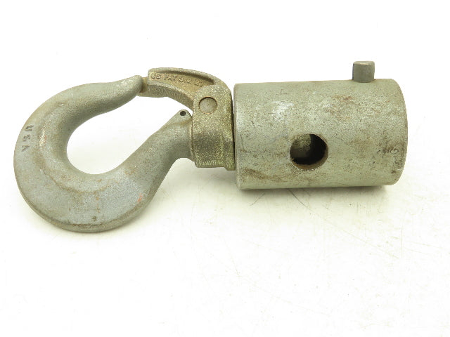 Crosby BL-O 4-Ton Hoist Swivel Hook Link Chain Nest 3/8-7/16" Self Close Gate