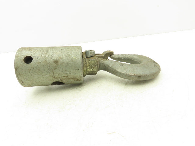 Crosby BL-O 4-Ton Hoist Swivel Hook Link Chain Nest 3/8-7/16" Self Close Gate