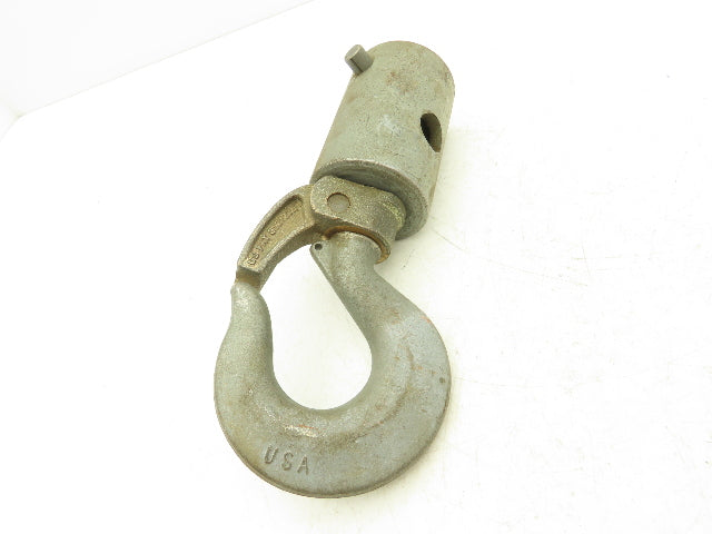 Crosby BL-O 4-Ton Hoist Swivel Hook Link Chain Nest 3/8-7/16" Self Close Gate