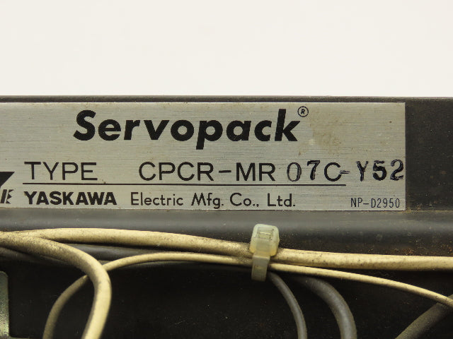Yaskawa CPCR-MR-CA07C-Y52 Servo Pack Drive Controller