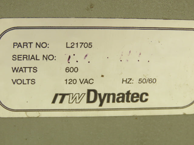 ITW Dynatec MPC-2 HMI Controller Interface Adhesive Application Module L21705