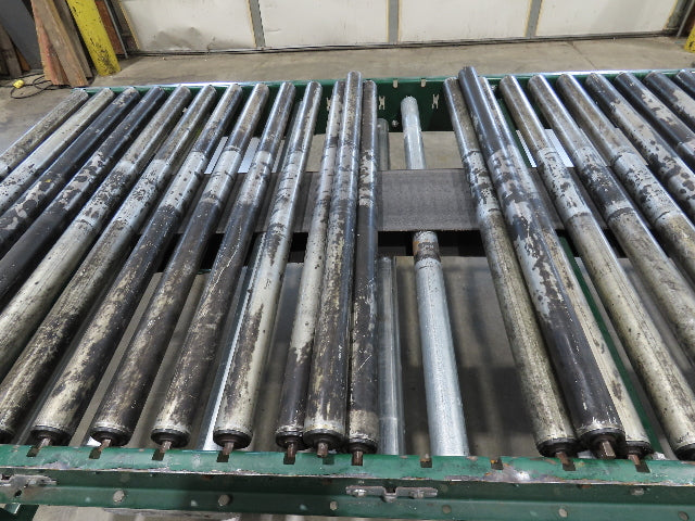 Dematic 42"x 72' Accumulating Roller Conveyor Belt Drive 40"BF 460V 180 FPM