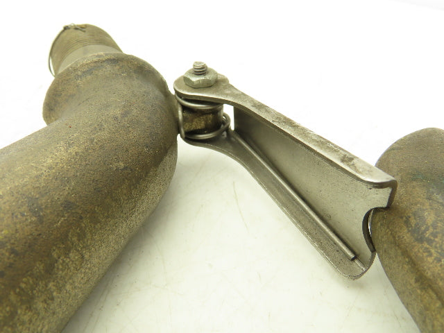 Crosby 319B JB 3.5 Ton Bronze Rigging Hoist Hook Threaded Shank w/Latch