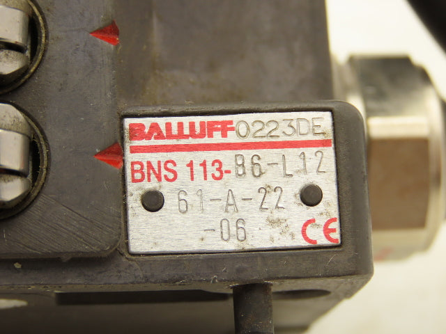 Balluff BNS 113-B6-L12 61-A-22-06 6 Position Limit Switch 23 Pin Plug